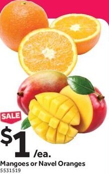 Stop&Shop Mangoes or Navel Oranges offer