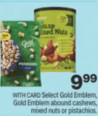 CVS Gold Emblem, Gold Emblem Abound Cashews, Mixed Nuts offer