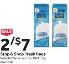 Stop&Shop Stop&Shop Trash Bags offer