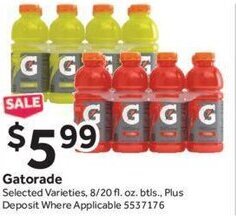 Stop&Shop Gatorade offer