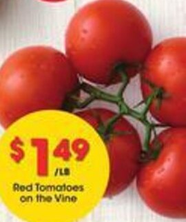 Kroger Red Tomatoes On The Vine offer