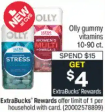 CVS Oilly Gummy Vitamins 10-90 ct. offer