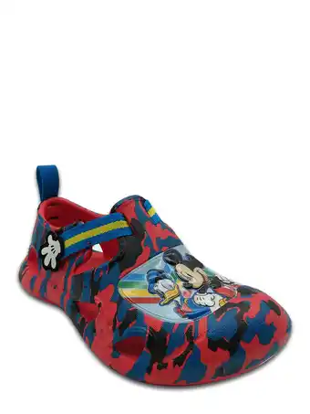 Walmart "mickey mouse toddler boys eva sandal, sizes 5-12" offer