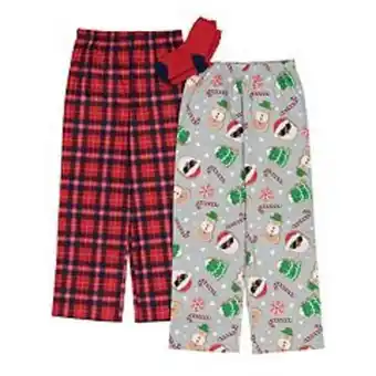 Kohl's Boys 4-16 up-late 3-piece pajama pants & socks set offer