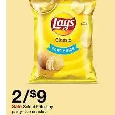 Target Frito lay party-size chips x2 offer
