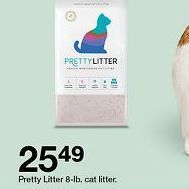 Target Pretty litter 8-lb. cat litter offer