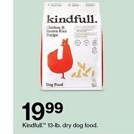 Target Kindfull dry dog food offer