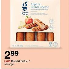 Target Good & gather sausage offer