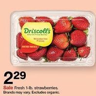 Target Fresh 1-lb. strawberries offer