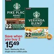 Target Starbucks coffee pods offer