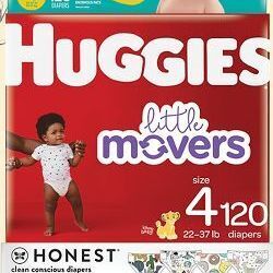 Target Huggies little movers 120-ct. diapers offer
