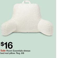 Target Bed rest pillow offer