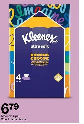 Target Kleenex 4-pk. facial tissue offer