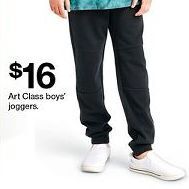 Target Art class boys' joggers offer
