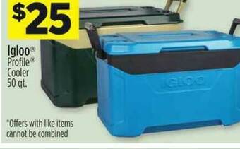 Dollar General Igloo Profile Cooler offer