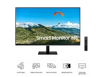 Samsung 27" m5 fhd smart monitor and streaming offer
