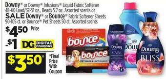 Dollar General Downy, Bounce offer