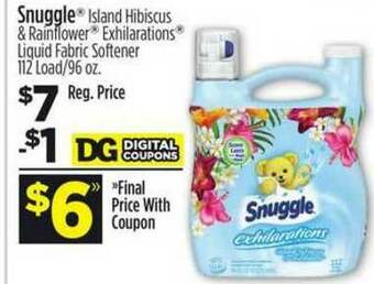 Dollar General Snuggle offer