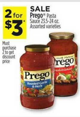 Dollar General Prego offer