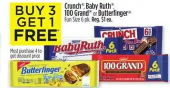 Dollar General Crunch, Baby Ruth, 100 Grand Or Butterfinger offer