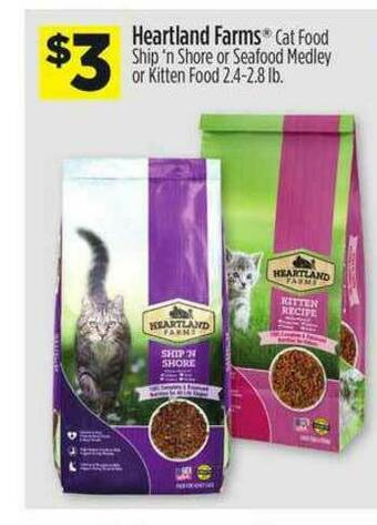 Dollar General Heartland Farms Cat Food offer