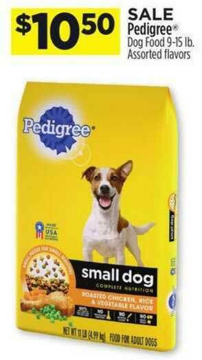Dollar General Pedigree Dog Food offer