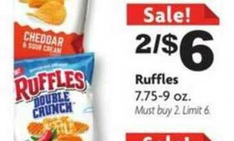 Family Dollar Ruffles offer
