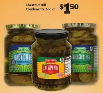 Family Dollar Chestnut Hill Condiments offer