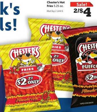 Family Dollar Chester's Hot Fries offer