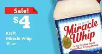 Family Dollar Kraft Miracle Whip offer