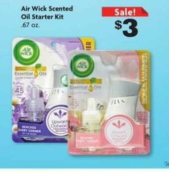 Family Dollar Air Wick Scented Oil Starter Kit offer