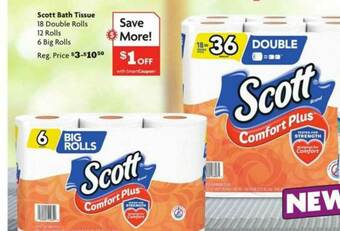 Family Dollar Scott Bath Tissue offer