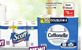 Family Dollar Cottonelle Bath Tissue offer