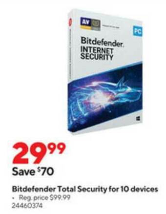 Bitdefender Total Security For 10 Devices