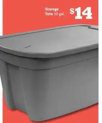 Family Dollar Storage Tote offer