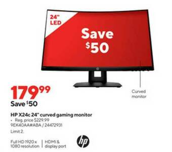 Staples Hp X24c 24 offer