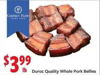 Fareway Duroc Quality Whole Pork Bellies offer