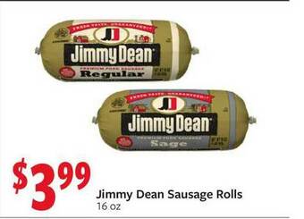 Fareway Jimmy Dean Sausage Rolls offer
