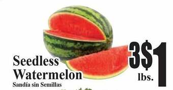 Baja Ranch Seedless watermelon offer