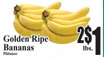 Baja Ranch Golden ripe bananas offer