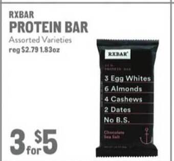 New Seasons Market Rxbar protein bar offer