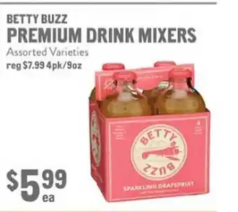 New Seasons Market Premium drink mixers offer