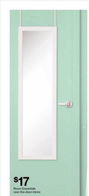 Target Room essentials over-the-door mirror offer