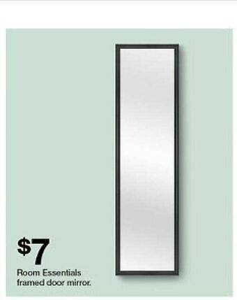 Target Room essentials framed door mirror offer
