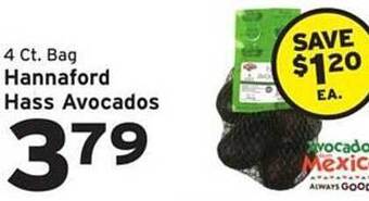 Hannaford Hannaford hass avocados offer
