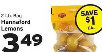 Hannaford Hannaford lemons offer