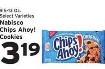 Hannaford Nabisco chips ahoy! cookies offer