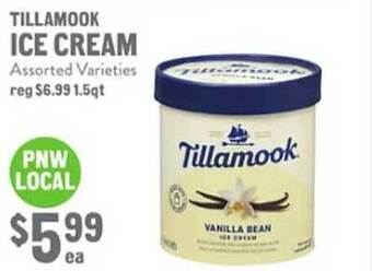 New Seasons Market Tillamook ice cream offer