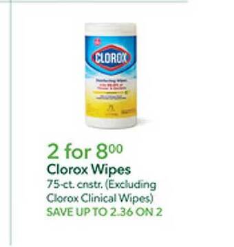 Publix Clorox wipes offer