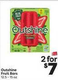 Weis Markets Outshine fruit bars offer
